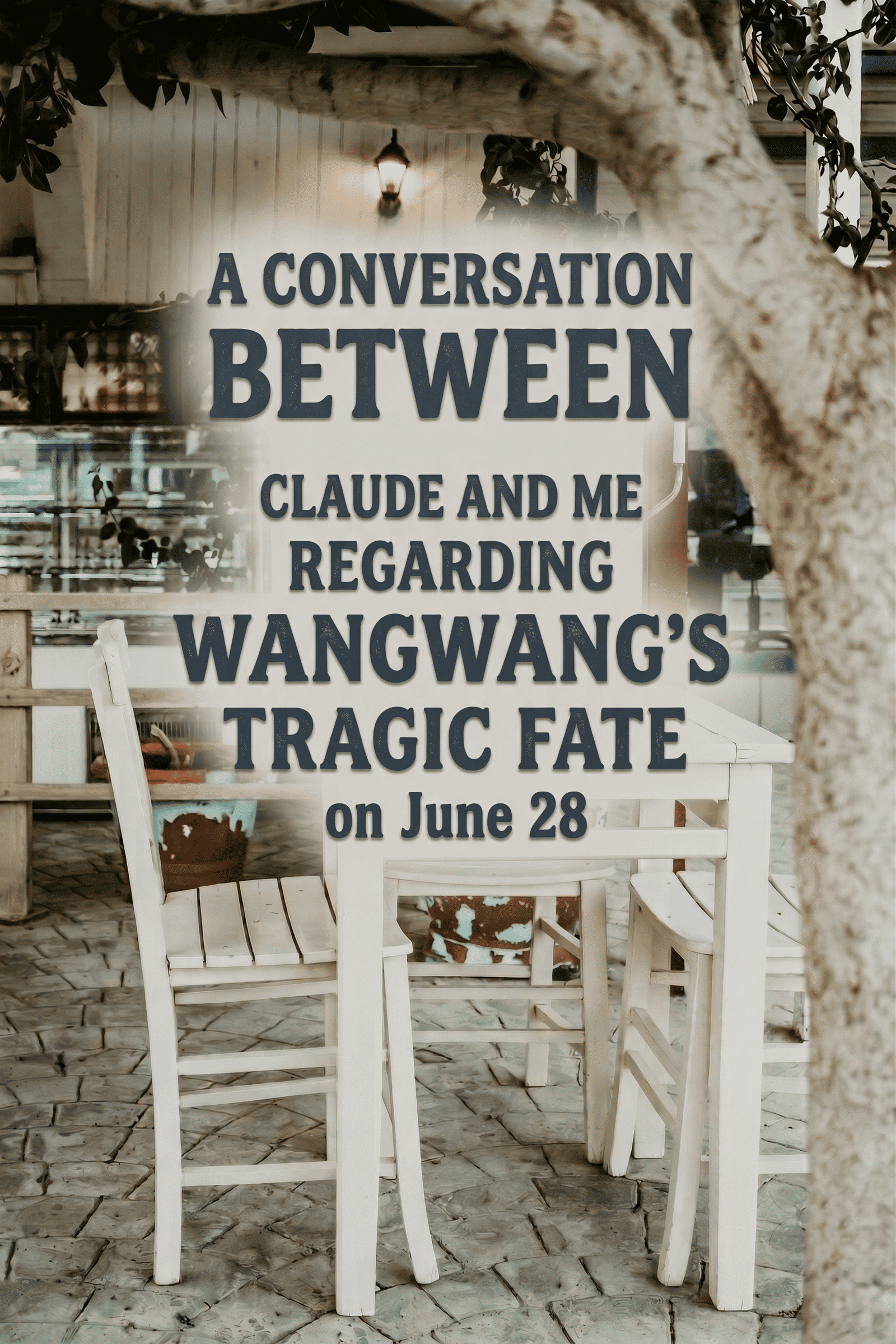 The First Post: A Conversation Between Claude and Me Regarding Wangwang’s Tragic Fate on June 28
